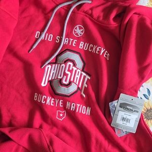 Stadium Athletics Red Ohio State Buckeyes Sweatshirt